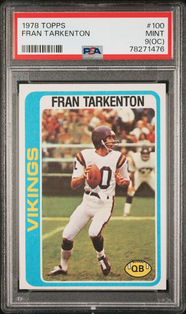 1962 Topps Fran Tarkenton