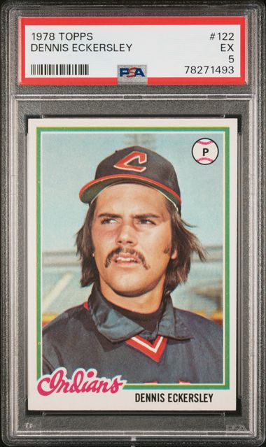 Lot - 1976 Topps # 98 Dennis Eckersley Rookie Card