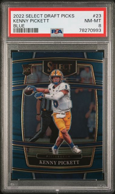 : 2022 Panini Select Draft Picks Blue #6 Treylon Burks