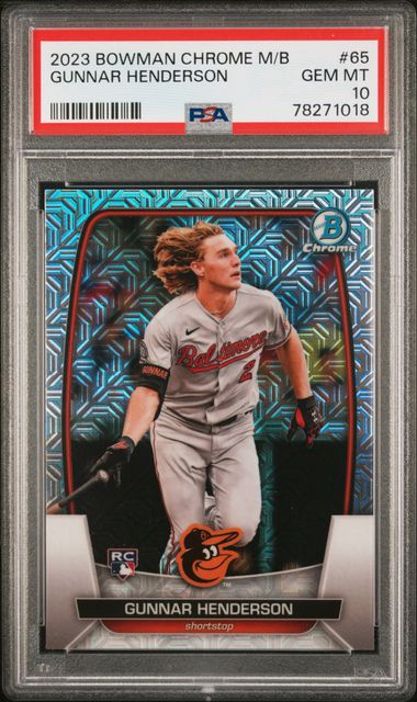  2023 Topps Chrome #2 Gunnar Henderson RC Rookie