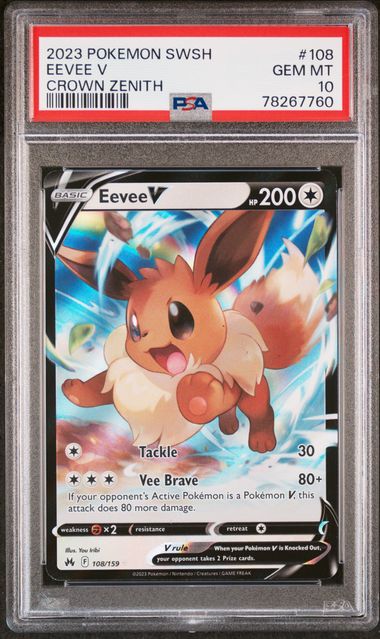 Eevee V (108/159) [Sword & Shield: Crown Zenith]