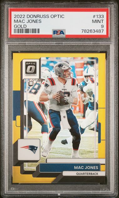 Mac Jones 2022 Panini Mosaic #133 MOSAIC SILVER PRIZM Patriots No. 133 Year  2