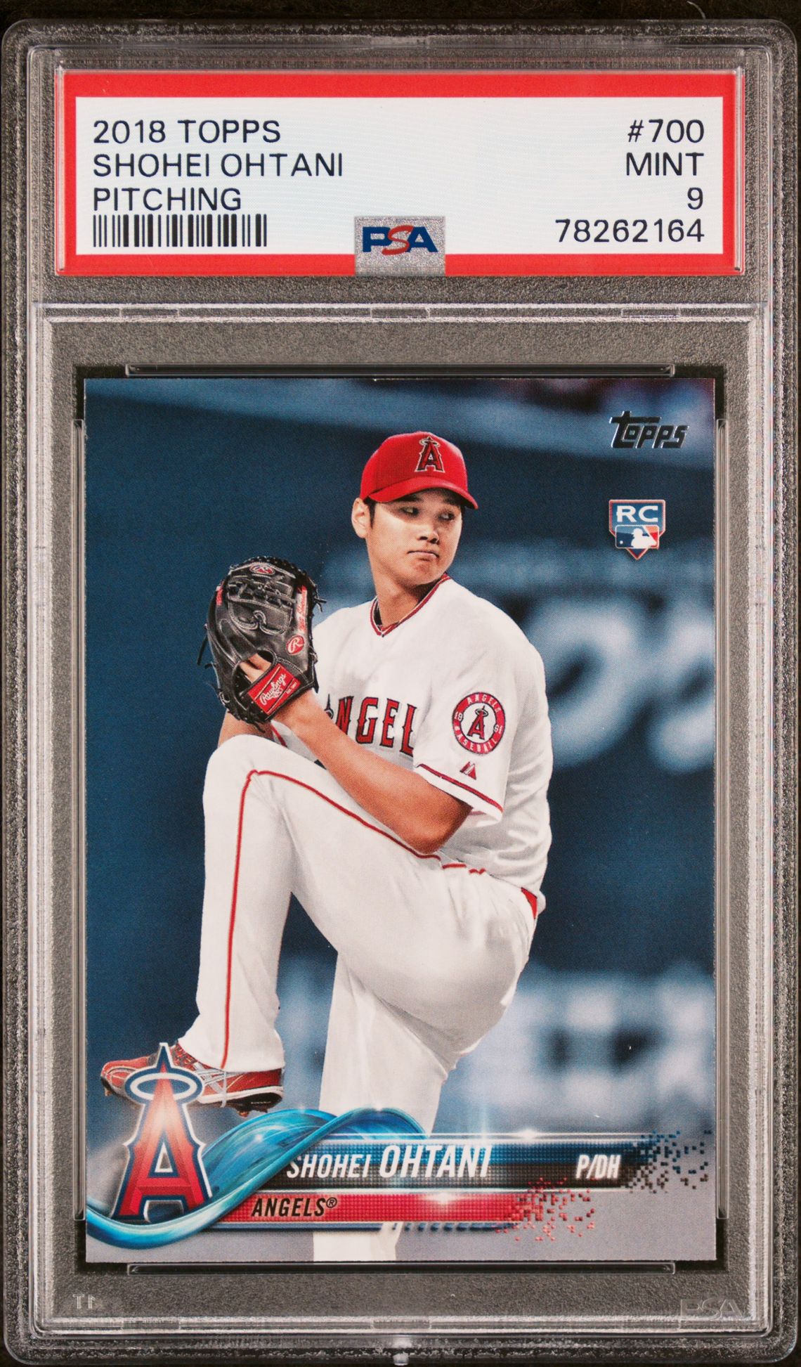 2018 Topps Shohei Ohtani #700 (Pitching) Mint 9 front