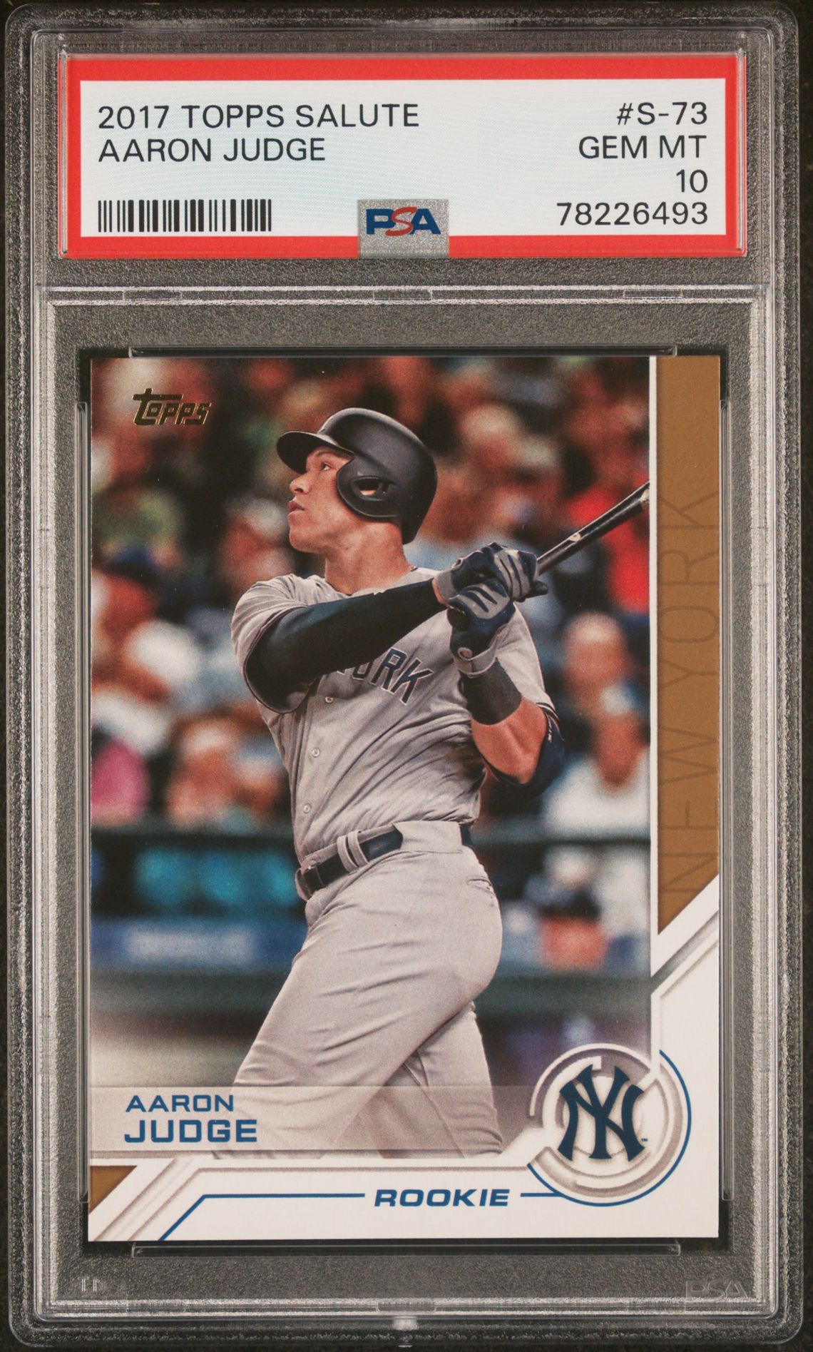 2017 Topps TOPPS SALUTE #S-73 Aaron Judge front