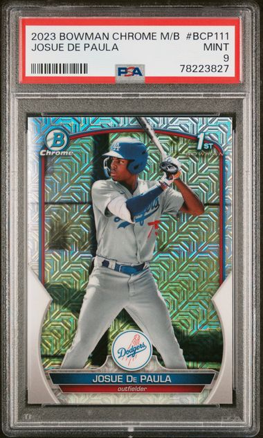 2023 Bowman Refractor #BCP-111 Josue De Paula front