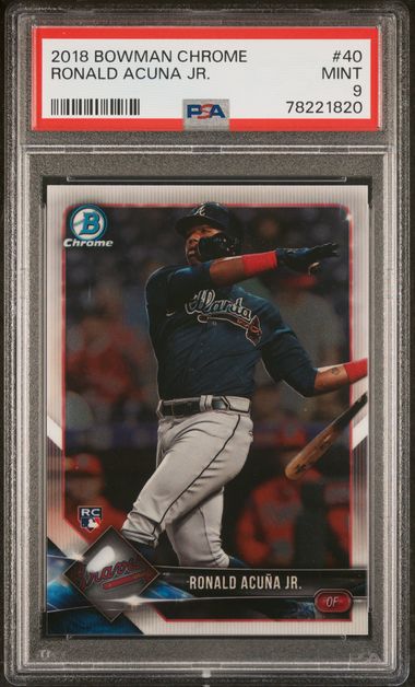 2018 Bowman Bowman Chrome #40 Ronald Acuna front