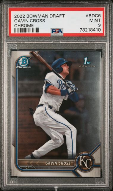 2022 Bowman Draft #BDC6 Gavin Cross – PSA MINT 9 on Goldin Auctions