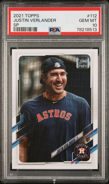 Justin Verlander SP Upper Deck Jersey Card