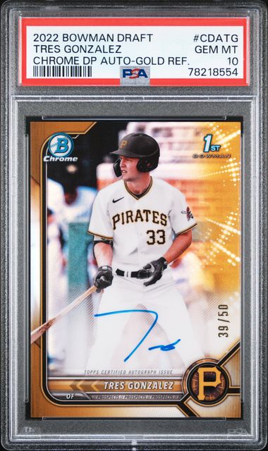 2013 Bowman Chrome Draft Pick Autographs Refractor #BCA-AJ Aaron Judge  Signed Rookie Card - BGS PRISTINE/Black Label 10, Beckett 10 - Pop 3 on  Goldin Auctions