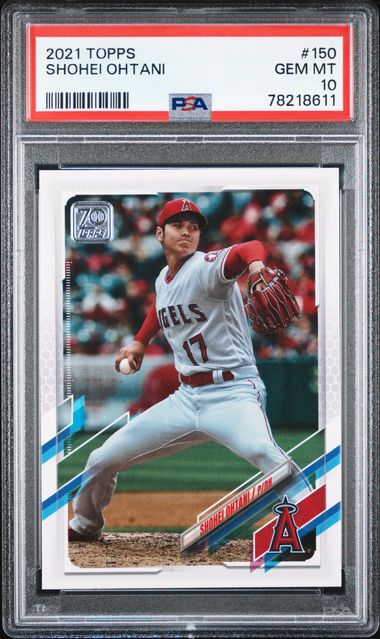 2021 Topps #150 Shohei Ohtani – PSA GEM MT 10 on Goldin Auctions