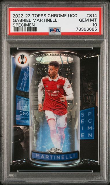 2022 Topps Chrome Uefa Club Competitions Specimen #S14 Gabriel