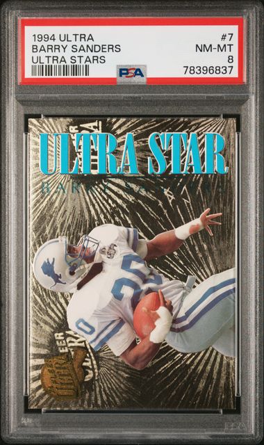 Barry Sanders 1994 FLEER ULTRA ULTRA STAR INSERT #7