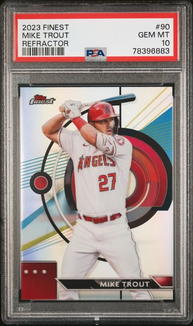 2018 Topps White Jersey 300 Mike Trout – PSA GEM MT 10 on Goldin