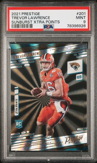 2021 Panini Flawless NFL Shield Gems #NFL6 Trevor Lawrence Gem