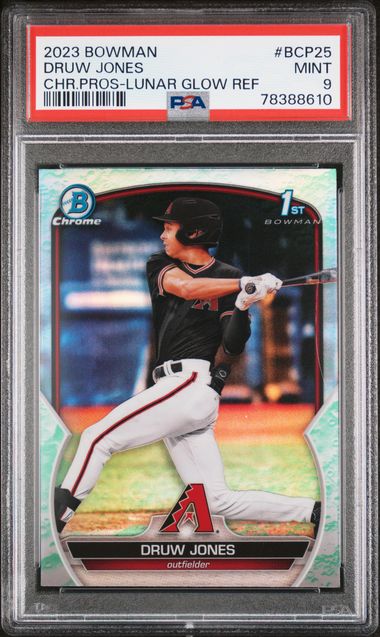 2023 Bowman Baseball DRUW JONES Modern Prospects Chrome Refractor