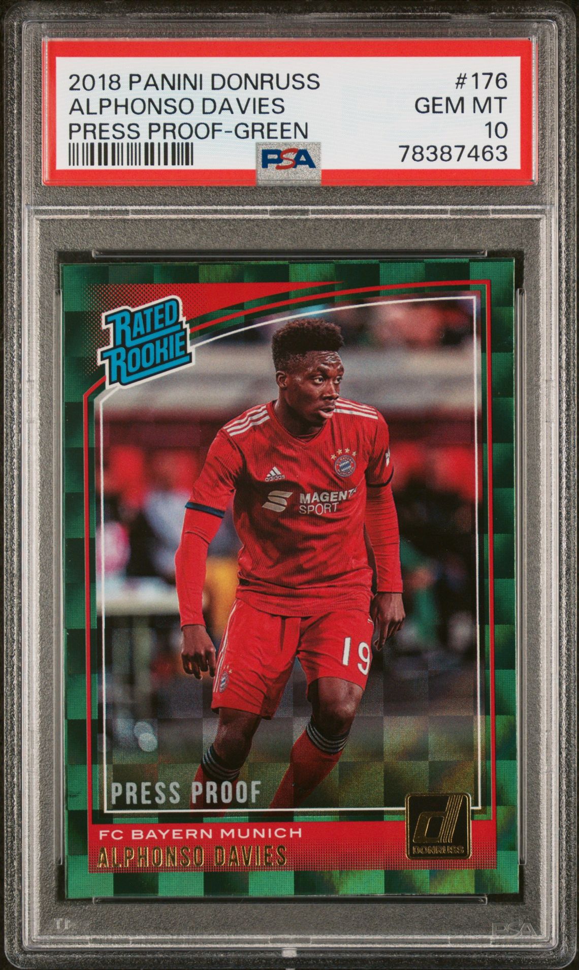 2018 Panini PANINI DONRUSS OPTIC #176 Alphonso Davies front