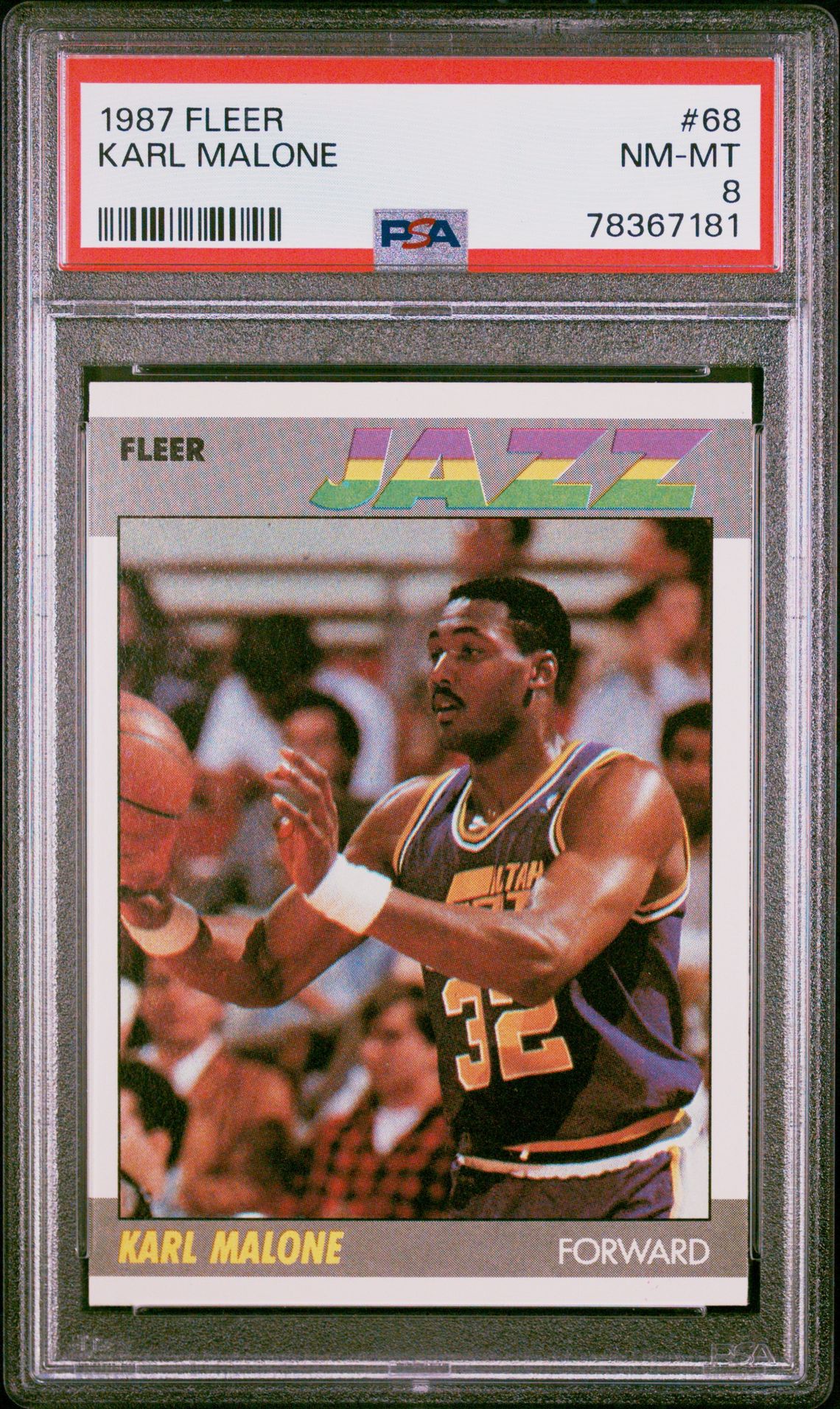 1987 Fleer FLEER #68 Karl Malone front