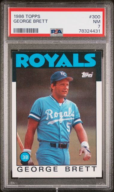 1975 Topps #228 George Brett Rookie Card - PSA NM-MT 8 on Goldin Auctions