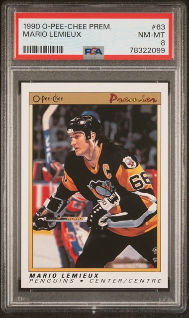 1990 Upper Deck O-Pee-Chee #63 Mario Lemieux front