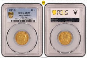 1809-M 20 L 5 Pt. Star AU53