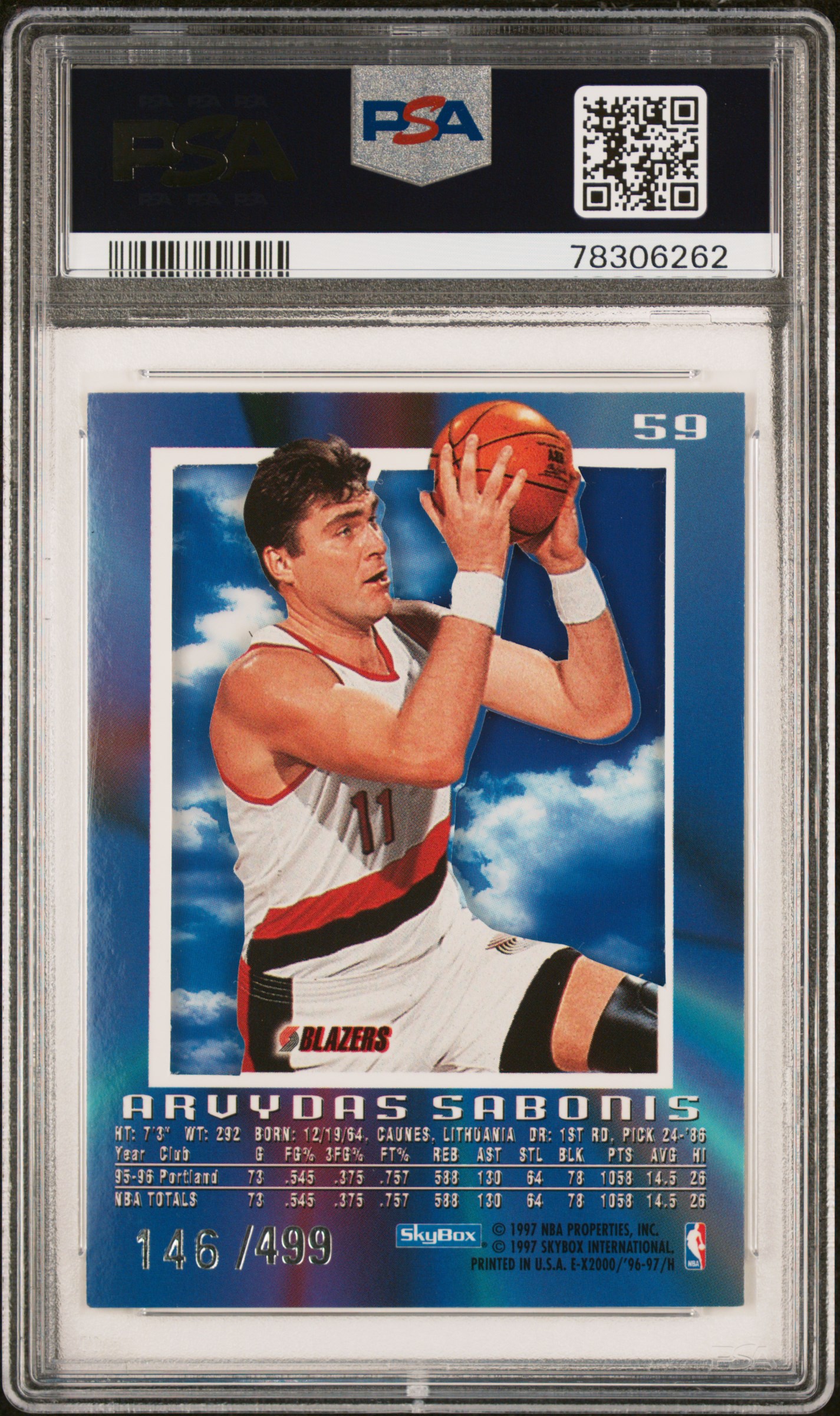 Basketball - 1996-97 Skybox E-X2000 Credentials: Ex