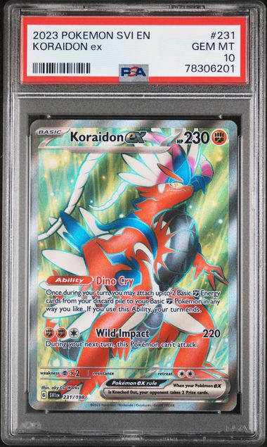 2023 Pokemon Scarlet & Violet Double Rare Holofoil #081 Miraidon ex - PSA  GEM MT 10 on Goldin Auctions