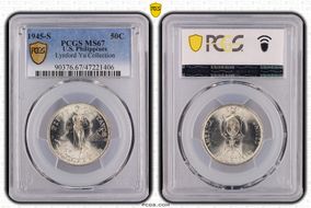 1945-S 50C MS67