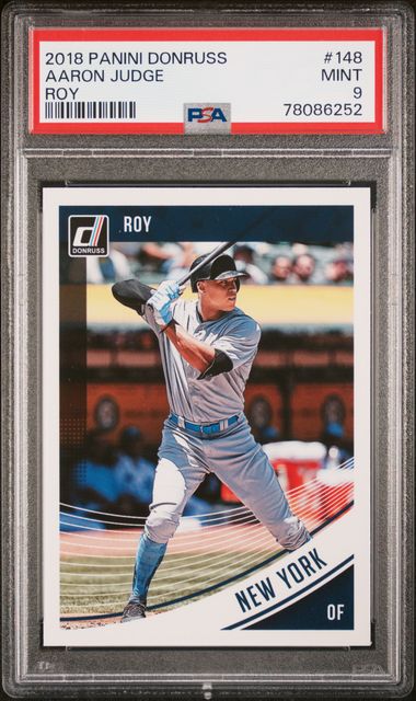2018 Panini PANINI DONRUSS VARIATION A #148 Aaron Judge front