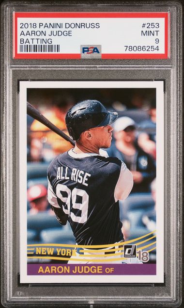 2018 Panini PANINI DONRUSS VARIATION #253 Aaron Judge front