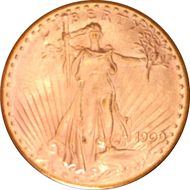 1909-S $20 MS66