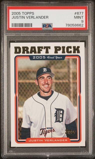 Sold at Auction: (Mint) 2005 Bowman Chrome Draft Justin Verlander