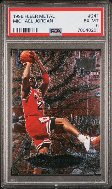 fleer metal michael jordan