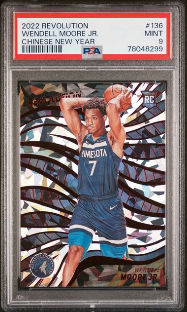 2022 Panini #136 Wendell Moore front