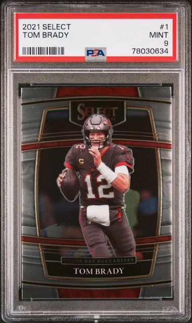 2022 Panini Select Draft Picks Silver Prizm #130 Tom Brady – PSA MINT 9 on  Goldin Auctions