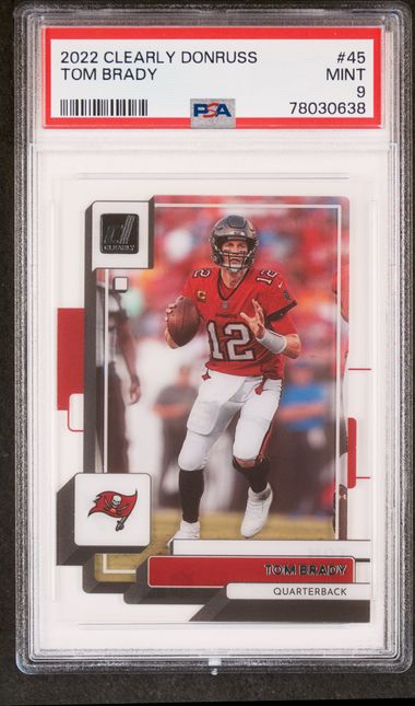 2019 Panini Donruss Optic Orange #63 Tom Brady (#012/199) - Jersey Number -  PSA NM 7 on Goldin Auctions