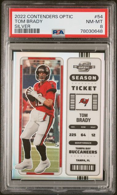 2019 Panini Donruss Optic Orange #63 Tom Brady (#012/199) - Jersey Number -  PSA NM 7 on Goldin Auctions