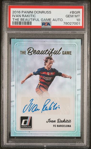 panini noirラキティッチ直筆サイン65シリ