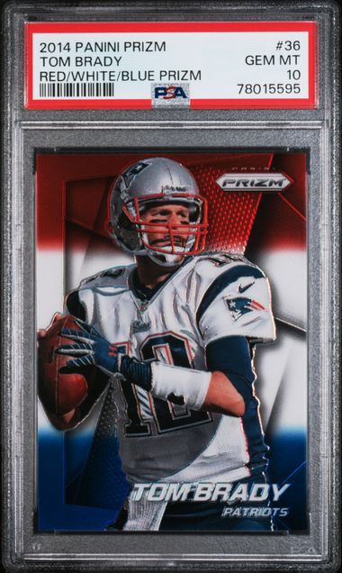 2016 Panini Black Gold Golden Arms #1 Tom Brady - NM-MT