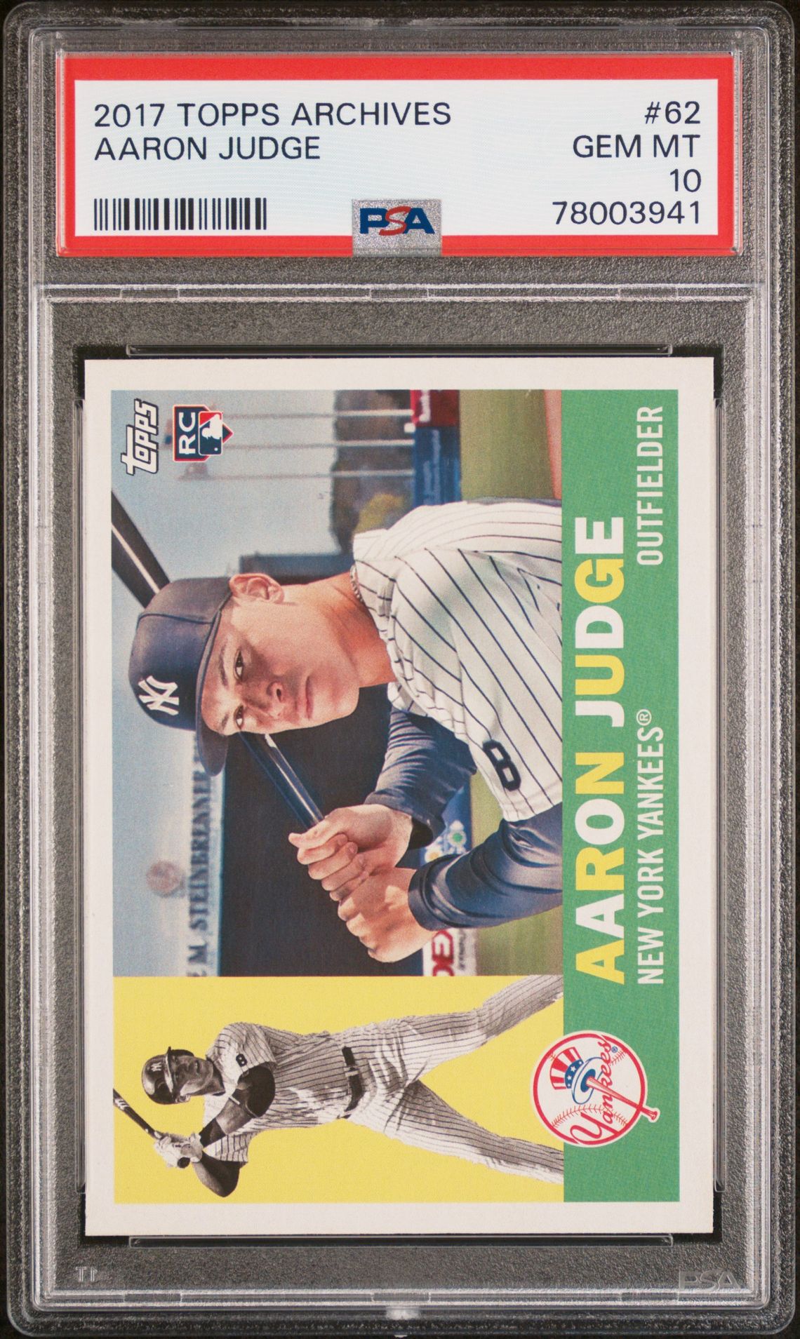 2017 Topps TOPPS ARCHIVES #62 Aaron Judge front