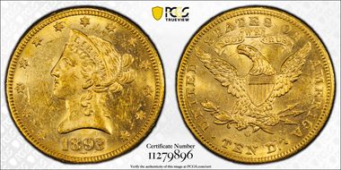 1893-O $10 MS62