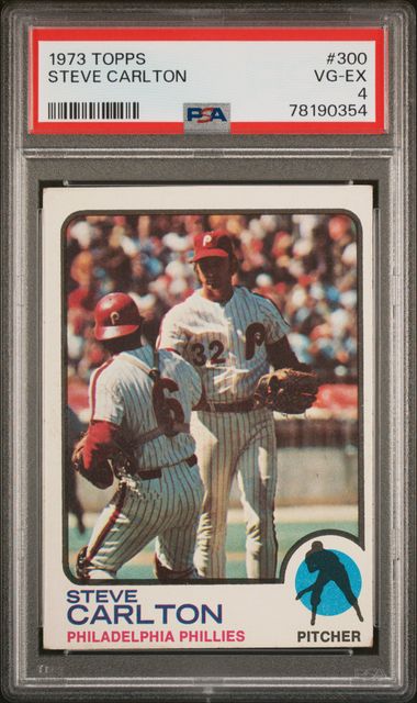 Sold at Auction: (NM/MT) 1974 Topps Steve Carlton #95 Baseball