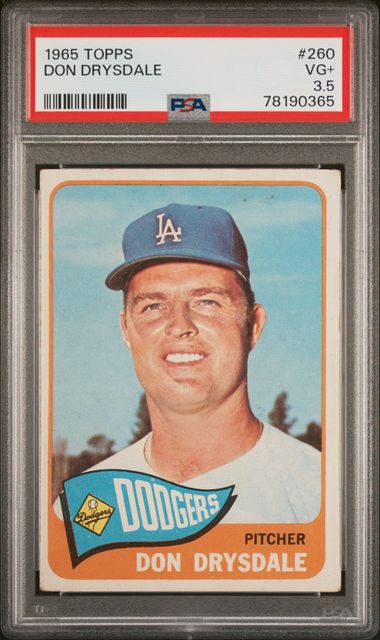 Don Drysdale 1966 Topps Card #430