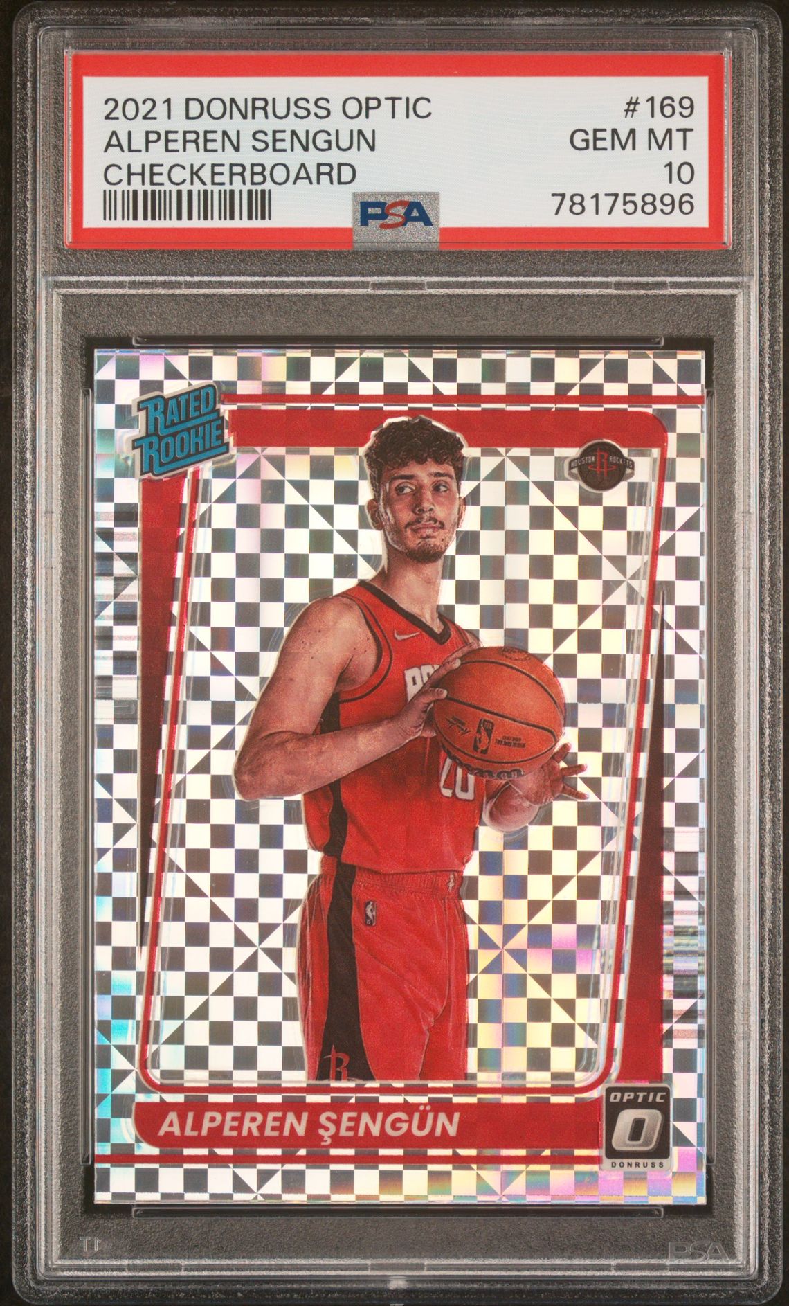 2021 Panini PANINI DONRUSS OPTIC CHECKERBOARD #169 Alperen Sengun front