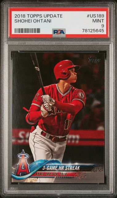 2018 Topps Update JUAN SOTO Rookie Rainbow Foil - PSA 8