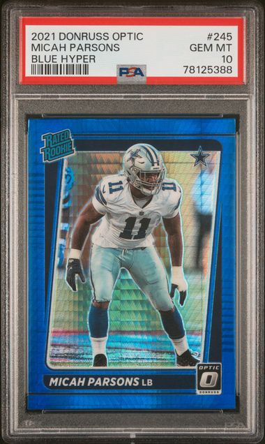 2021 Panini Donruss Micah Parsons Rated Rookie Card