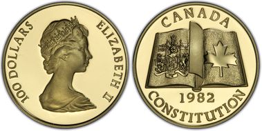 1982 $100 Constitution PR69DCAM