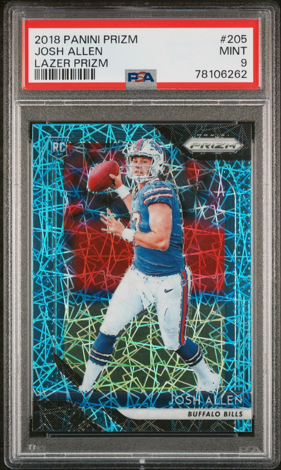 2018 Panini PANINI PRIZM LAZER PRIZM #205 Josh Allen front