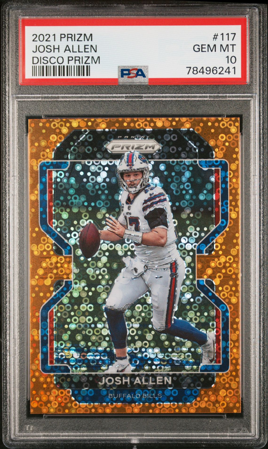 2021 Panini PANINI PRIZM DISCO PRIZM #117 Josh Allen front