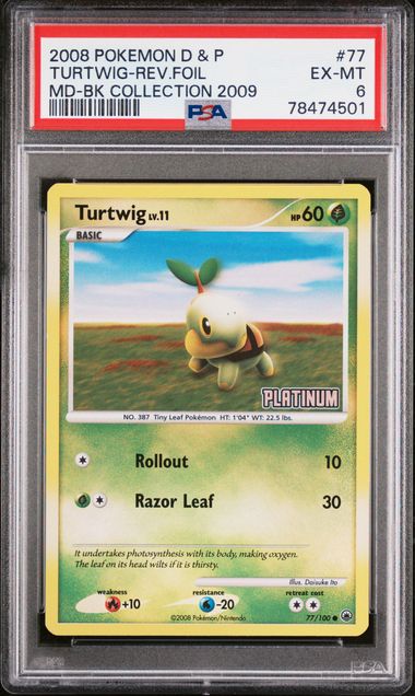 Turtwig Diamond & Pearl Pokemon Card