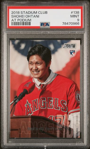 2018 Stadium Stadium Club #138 Shohei Ohtani front